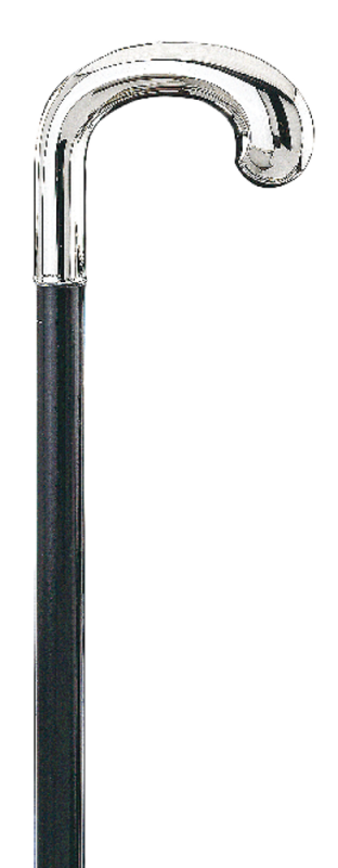 DERBY RUNDHAKEN, ALPACCA-EBENHOLZ 