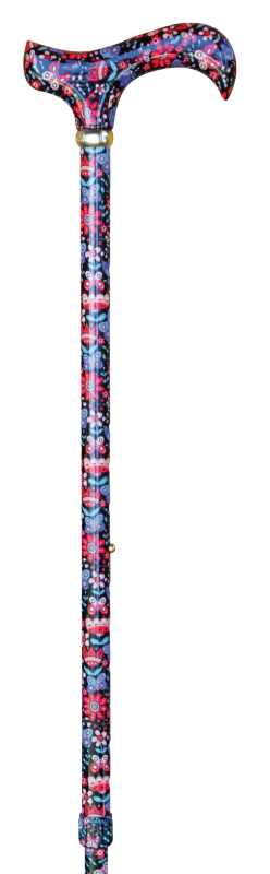 CLASSIC CANES-DERBY "FOLK FLOWERS" 