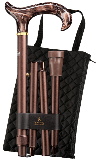 DELUXE-SCHLANK-FALTSTOCK PERLMUTT, BRONZE-BRAUN 